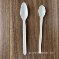 FDA Έγκριση Cutleries Biodegrable PLA Bio Spoon